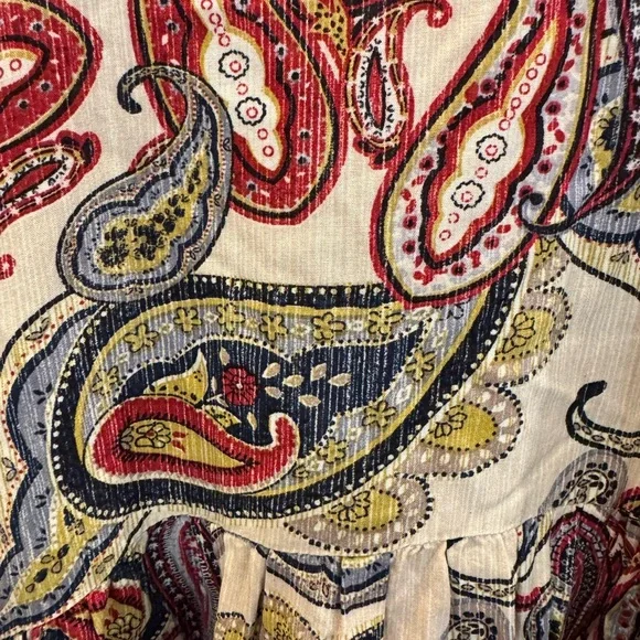 Umgee Multicolor Paisley Blouse - Picture 6 of 7